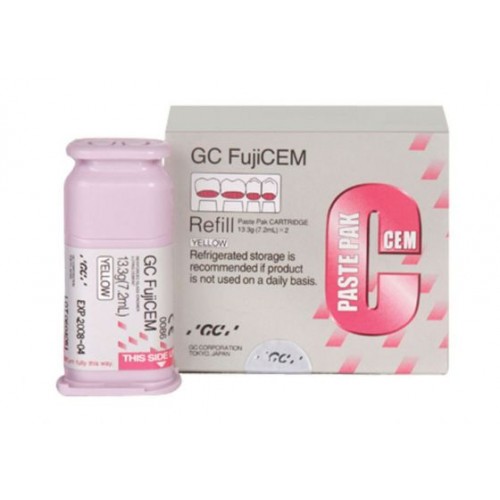 GC Fujicem Luting Glass Ionomer Refill Pack 13.3g Cartridge