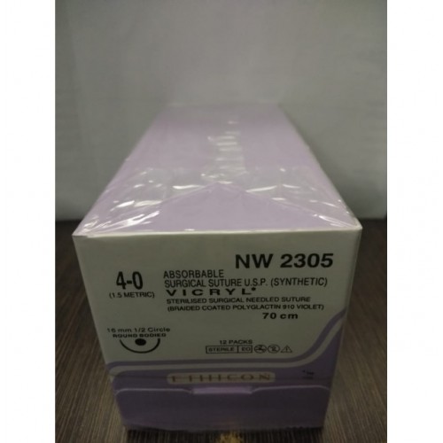 Ethicon Synthetic Vicryl  4.0 (NW2305)