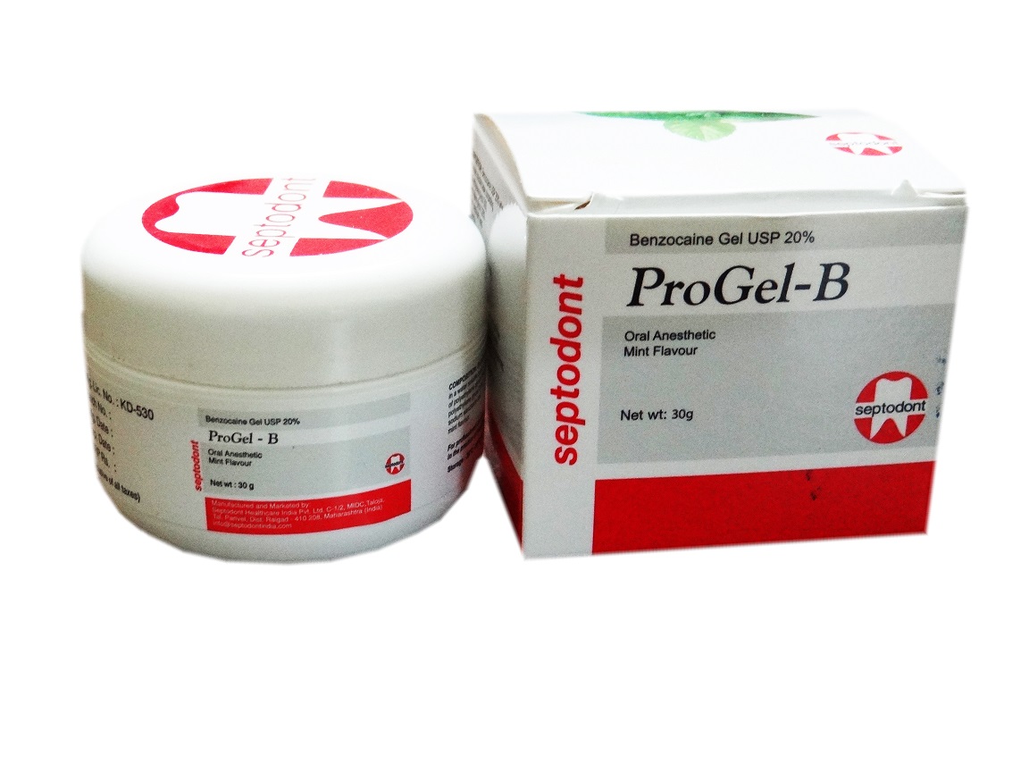 Septodont Progel-B Anaesthetic Gel 30g Jar