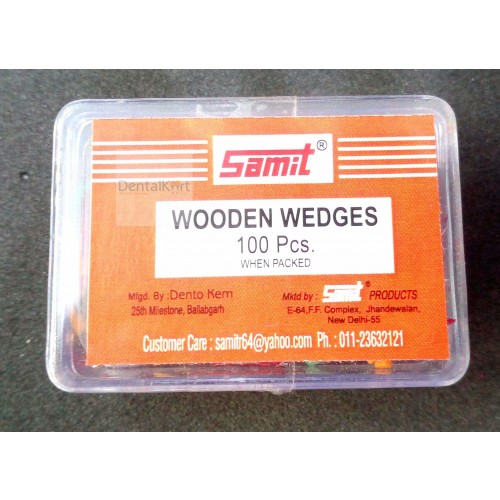 Samit Wooden Wedges 100 Pcs