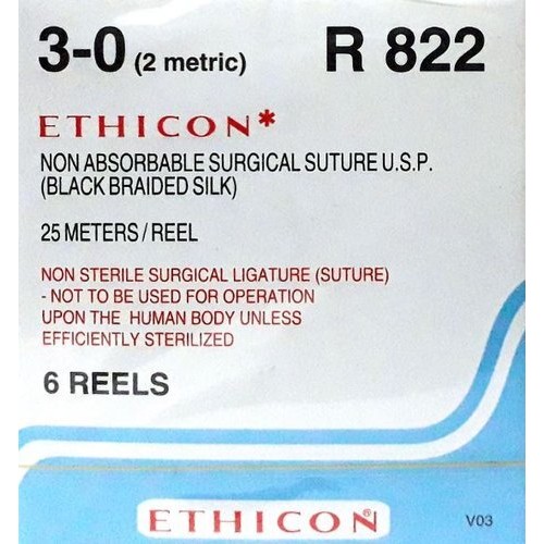 Ethicon Black Silk Reels (R822)